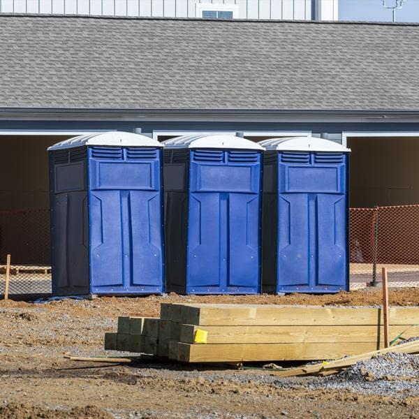 Heavy-duty construction site porta potty in Boise, Idaho