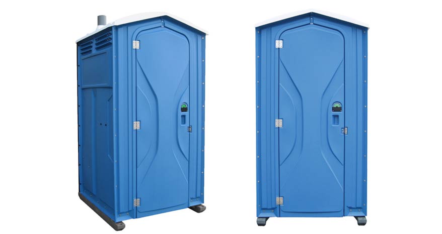 Long-term porta potty units on site in Boise, Idaho
